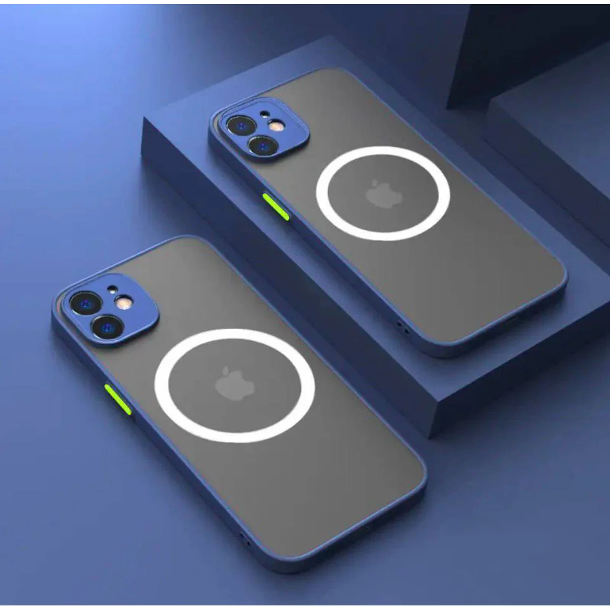 Силіконовий чохол "Armor Matte Cover" Case with MagSafe для iPhone 11 Синій