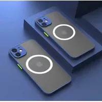 Силіконовий чохол "Armor Matte Cover" Case with MagSafe для iPhone 11 Синій