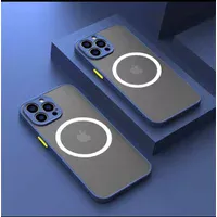 Силиконовый чехол "Armor Matte Cover" Case with MagSafe для iPhone 11 Pro Max Синий