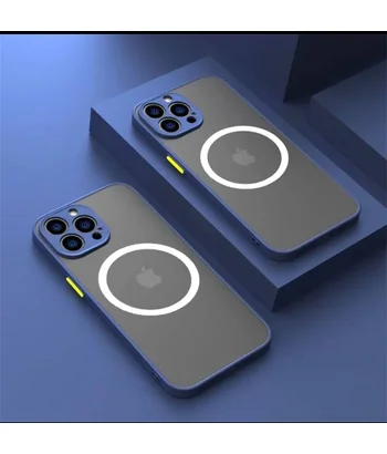 Силіконовий чохол "Armor Matte Cover" Case with MagSafe для iPhone 13 Pro Синій Силіконовий чохол "Armor Matte Cover" Case with MagSafe для iPhone 13 Pro Синій