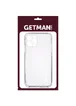 TPU чехол GETMAN Clear 1,0 mm для Apple iPhone 13 Pro (6.1") Бесцветный (прозрачный)