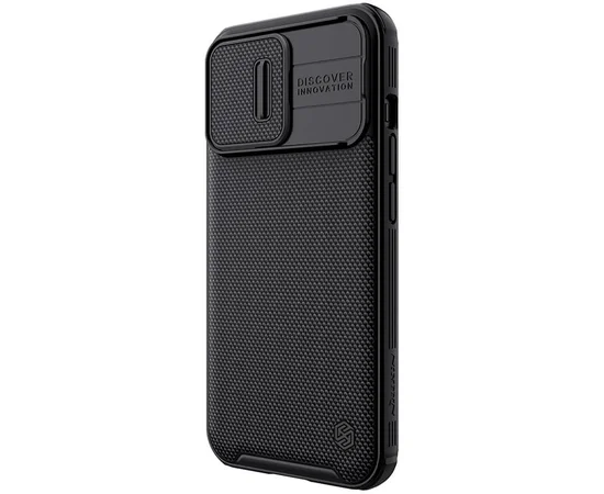 TPU+PC чохол Nillkin Textured Pro Magnetic для Apple iPhone 13 Pro (6.1") Чорний