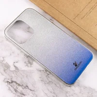 TPU+Glass чехол Swarovski для Apple iPhone 13 Pro (6.1") Синий