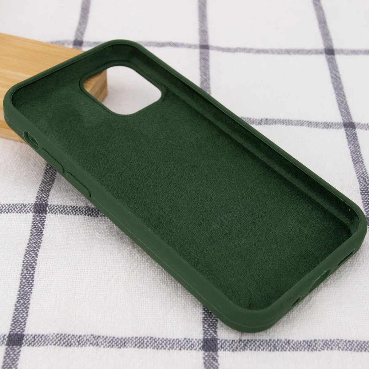 Чехол Silicone Case Full Protective (AA) для Apple iPhone 13 Pro (6.1") Зеленый / Army green