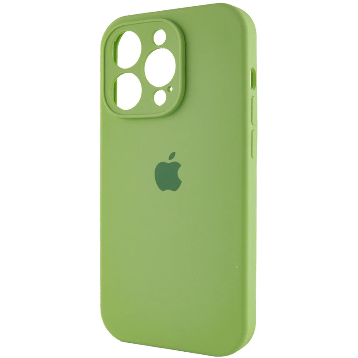 Чохол Silicone Case Full Camera Protective (AA) Apple iPhone 13 Pro (6.1") М'ятний / Mint / PVH