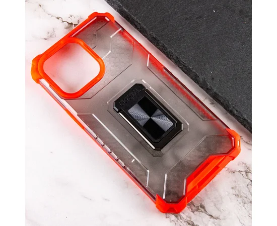 Удароміцний чохол Transformer CrystalRing для Apple iPhone 13 Pro (6.1") Червоний