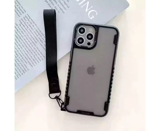 Чехол TPU+PC TRAVEL Carbon для Apple iPhone 13 Pro (6.1") Черный