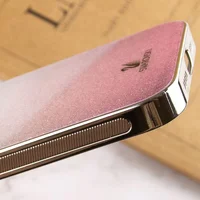 TPU+Glass чехол Swarovski для Apple iPhone 13 Pro (6.1") Розовый