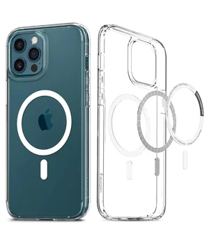 Чохол SGP Ultra Hybrid (MagFit) для Apple iPhone 13 Pro (6.1") Прозорий