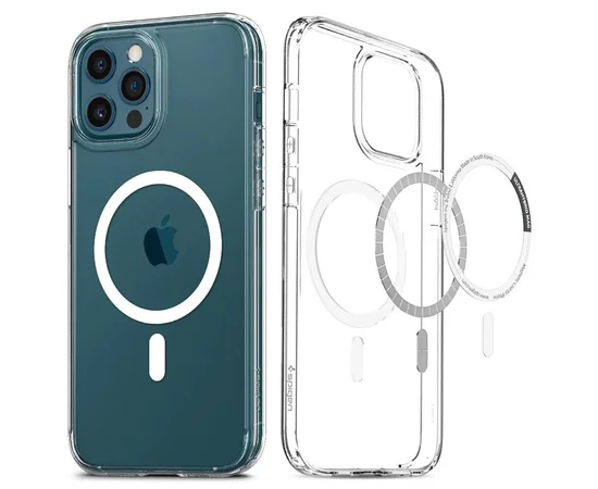 Чохол SGP Ultra Hybrid (MagFit) для Apple iPhone 13 Pro (6.1") Прозорий