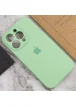 Чехол Silicone Case Full Camera Protective (AA) для Apple iPhone 13 Pro (6.1") Зеленый / Pistachio