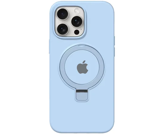 Чохол Silicone Case Full Protective with Ring для Apple iPhone 13 Pro (6.1") Blue