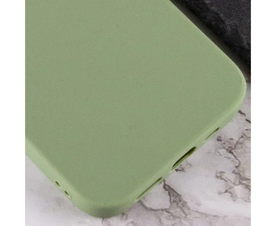 Силиконовый чехол Candy для Apple iPhone 13 Pro (6.1") Фисташковый