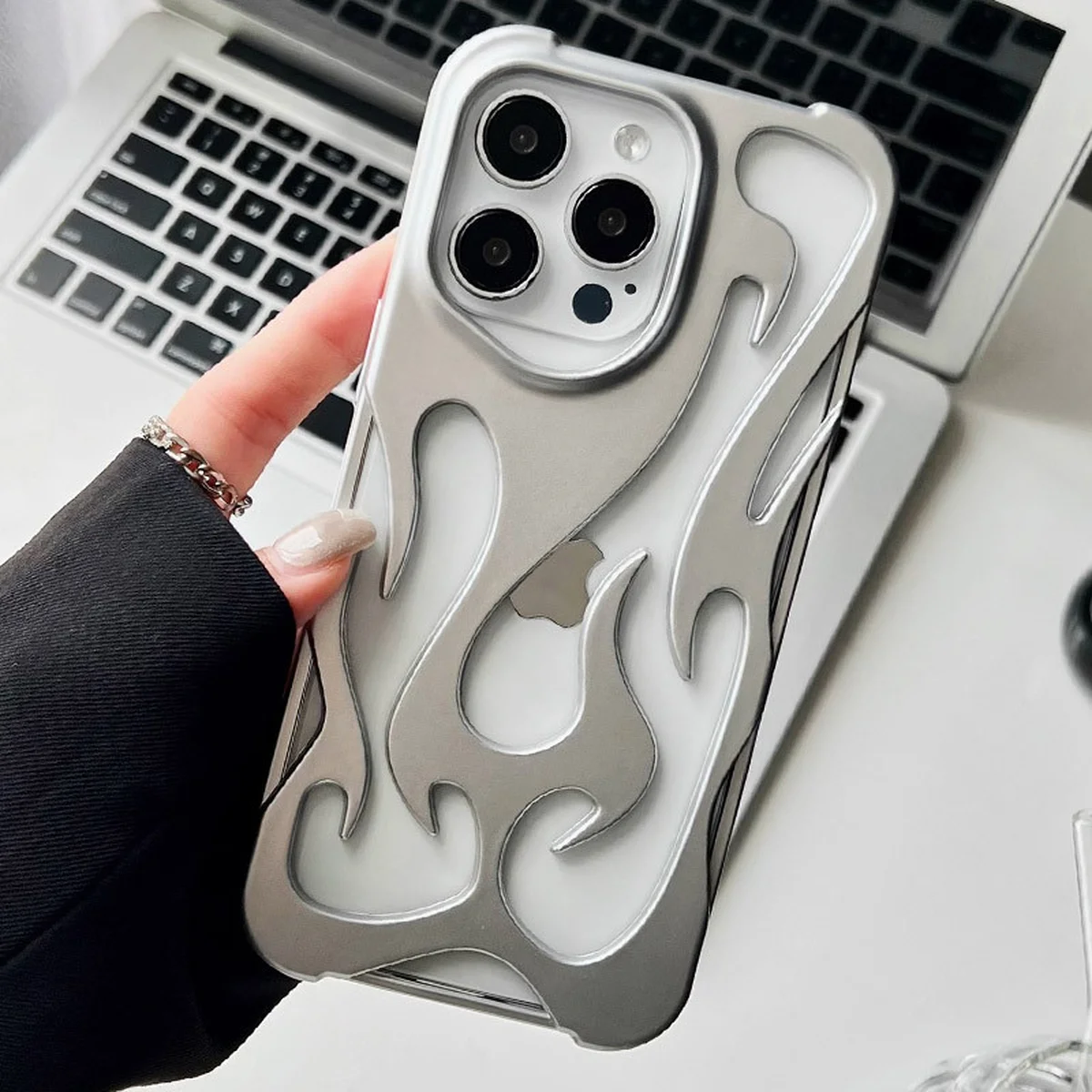 Чехол TPU WinFire для Apple iPhone 13 Pro / 14 Pro (6.1") Silver