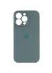 Чехол Silicone Case Full Camera Protective (AA) для Apple iPhone 13 Pro (6.1") Зеленый / Pine green