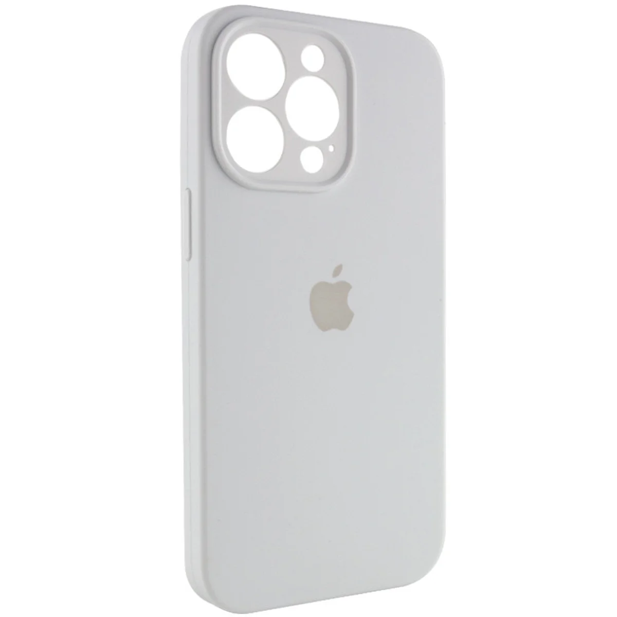 Чехол Silicone Case Full Camera Protective (AA) для Apple iPhone 13 Pro (6.1") Белый / White