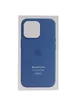 Чохол Silicone case (AAA) full with Magsafe and Animation для Apple iPhone 13 Pro (6.1") Синій / Blue Jay