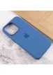 Чохол Silicone case (AAA) full with Magsafe and Animation для Apple iPhone 13 Pro (6.1") Синій / Blue Jay