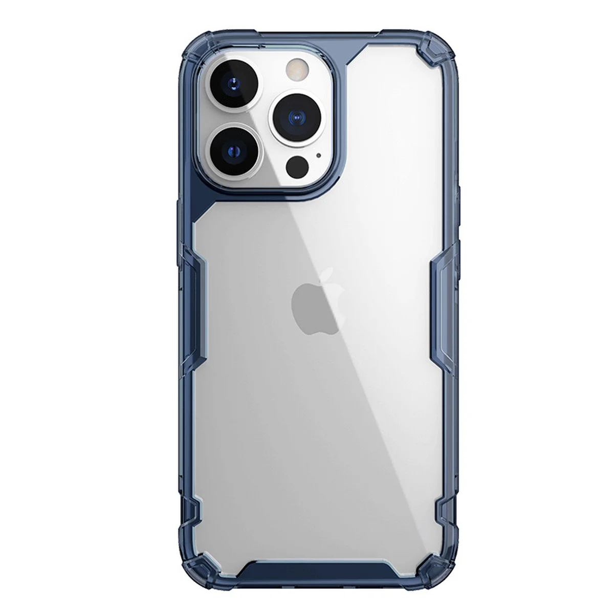 TPU чехол Nillkin Nature Series для Apple iPhone 13 Pro (6.1") Синий (прозрачный)