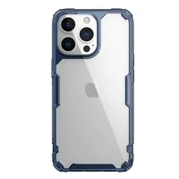 TPU чехол Nillkin Nature Series для Apple iPhone 13 Pro (6.1") Синий (прозрачный)