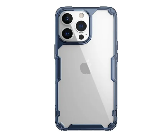 TPU чохол Nillkin Nature Series для Apple iPhone 13 Pro (6.1") Синій (прозорий)