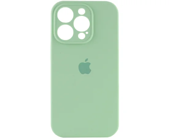 Чехол Silicone Case Full Camera Protective (AA) для Apple iPhone 13 Pro (6.1") Зеленый / Pistachio