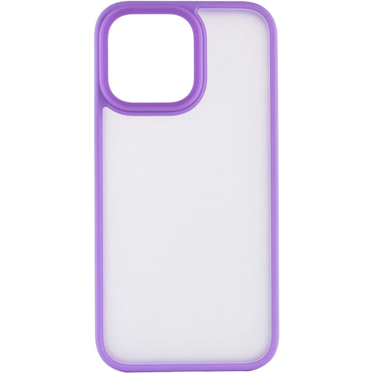 TPU+PC чехол Metal Buttons для Apple iPhone 13 Pro (6.1") Сиреневый