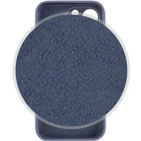 Чехол Silicone Case Full Camera Protective (AA) для Apple iPhone 13 Pro (6.1") Темно-синий / Midnight blue