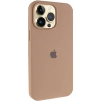 Чехол Silicone Case Full Protective (AA) для Apple iPhone 13 Pro (6.1") Бежевый / Desert Gold