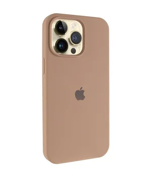 Чехол Silicone Case Full Protective (AA) для Apple iPhone 13 Pro (6.1") Бежевый / Desert Gold
