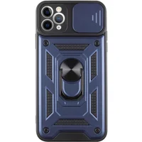 Ударопрочный чехол Camshield Serge Ring для Apple iPhone 13 Pro (6.1") Синий