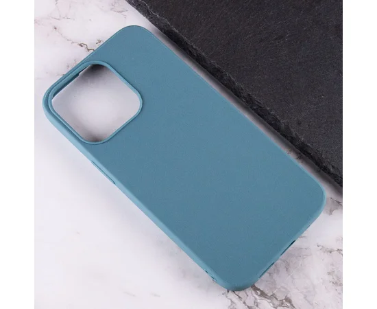 Силиконовый чехол Candy для Apple iPhone 13 Pro (6.1") Синий / Powder Blue