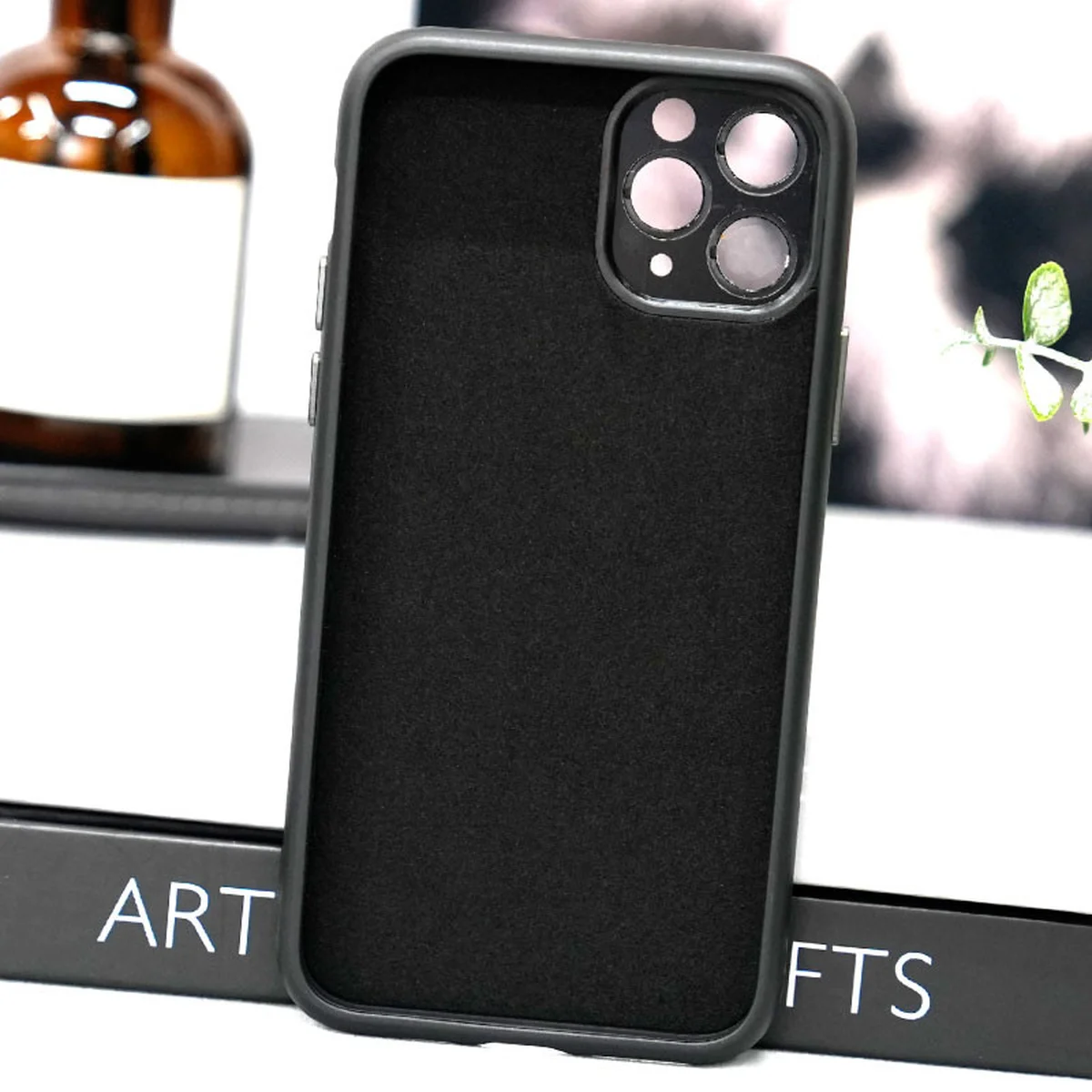 Чехол TPU+Glass Sapphire Midnight with MagSafe для Apple iPhone 13 Pro (6.1") Черный / Black