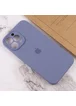 Чехол Silicone Case Full Camera Protective (AA) для Apple iPhone 13 Pro (6.1") Серый / Lavender Gray