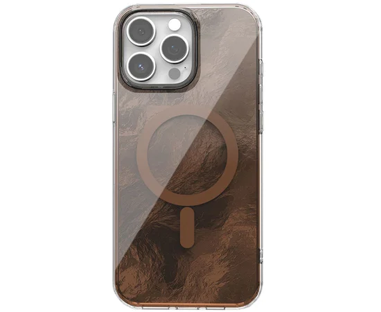 Чехол TPU Shiny Mountain (MagFit) для Apple iPhone 13 Pro (6.1") Chocolate