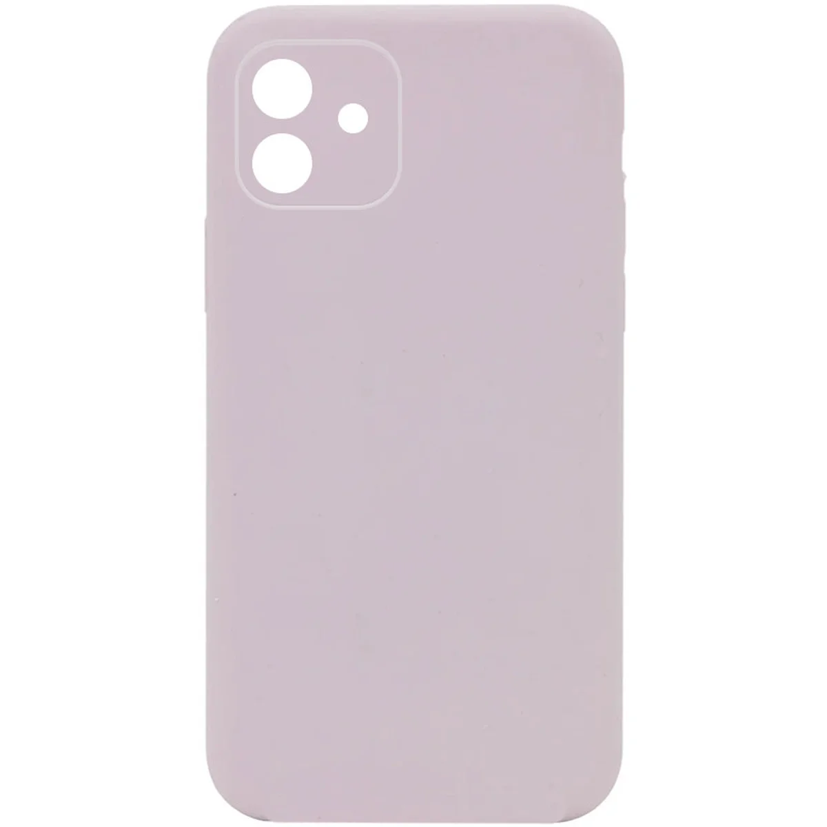 Чехол Silicone Case Lakshmi Square Full Camera для Apple iPhone 13 Pro (6.1") Серый / Lavender