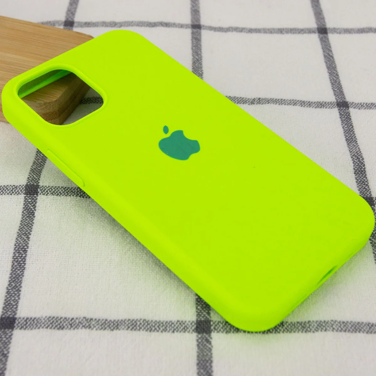 Чохол Silicone Case Full Protective (AA) Apple iPhone 13 Pro (6.1") Салатовий / Neon Green