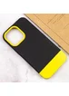 Чехол TPU+PC Bichromatic для Apple iPhone 13 Pro (6.1") Black / Yellow