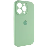 Чехол Silicone Case Full Camera Protective (AA) для Apple iPhone 13 Pro (6.1") Зеленый / Pistachio