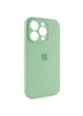 Чехол Silicone Case Full Camera Protective (AA) для Apple iPhone 13 Pro (6.1") Зеленый / Pistachio