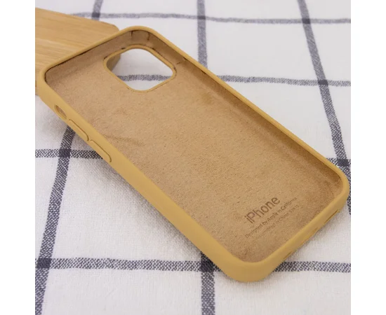 Чехол Silicone Case Full Protective (AA) для Apple iPhone 13 Pro (6.1") Золотой / Gold