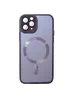 Чехол TPU+Glass Sapphire Midnight with MagSafe для Apple iPhone 13 Pro (6.1") Фиолетовый / Deep Purple