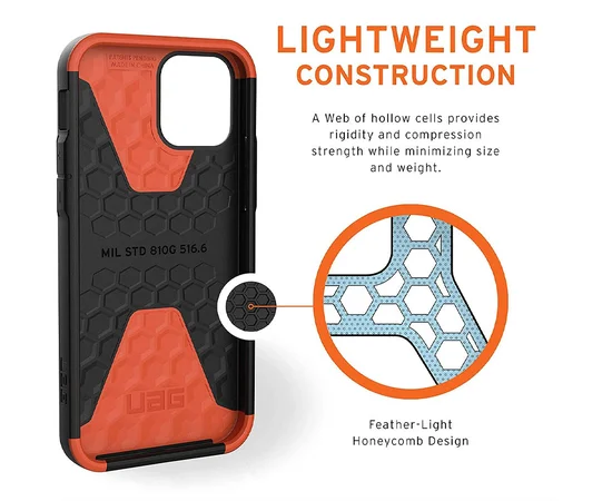 Чехол TPU UAG CIVILIAN series для Apple iPhone 13 Pro (6.1") Черный