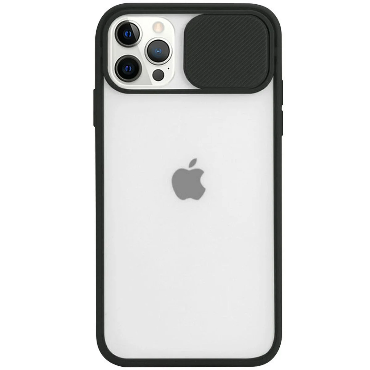 Чехол Camshield mate TPU со шторкой для камеры для Apple iPhone 13 Pro (6.1") Черный