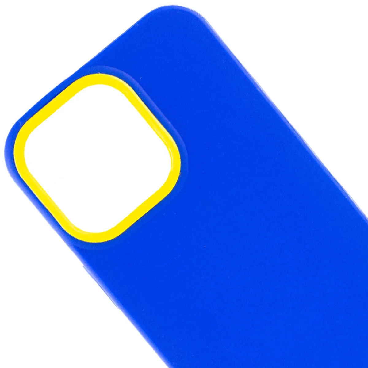 Чехол TPU+PC Bichromatic для Apple iPhone 13 Pro (6.1") Navy Blue / Yellow