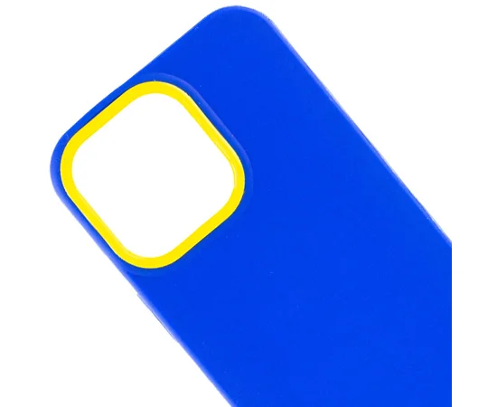 Чехол TPU+PC Bichromatic для Apple iPhone 13 Pro (6.1") Navy Blue / Yellow