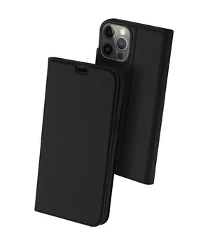 Чохол-книжка Dux Ducis з кишенею для візиток для Apple iPhone 13 Pro (6.1") Чорний