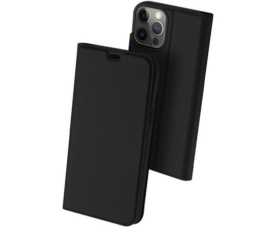 Чохол-книжка Dux Ducis з кишенею для візиток для Apple iPhone 13 Pro (6.1") Чорний