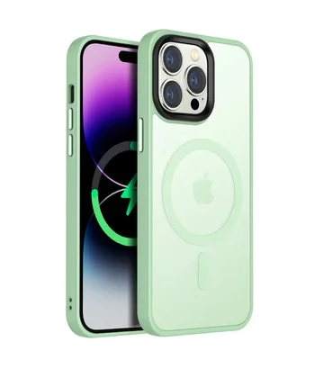Чохол Ummi Colorful with MagSafe для Apple iPhone 13 Pro (6.1") М'ятний / Matcha Green