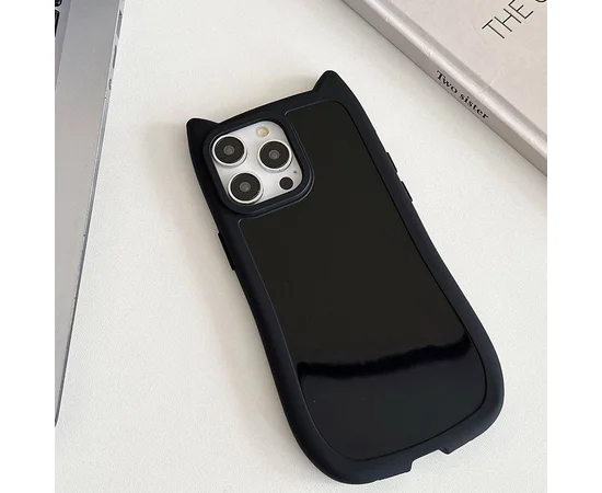 Чохол TPU GETMAN Cat with straps для Apple iPhone 13 Pro (6.1") Black